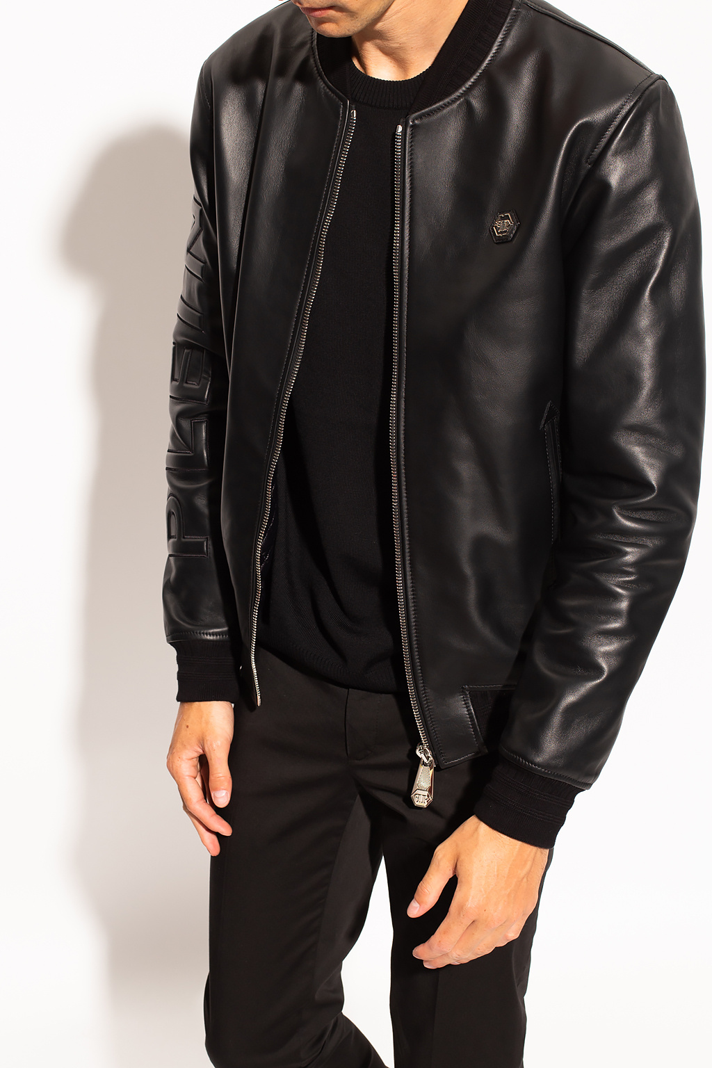 Philipp Plein Leather jacket | Men's Clothing | Vitkac